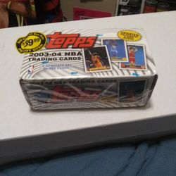 BRAND NEW SEALED 2003-04 NBA TRADING CARD SET LEBRON JAMES DWAYNE WADE CHRIS BOSH CARMELO ANTHONY ROOKIE DRAFT CLASS GREAT TO A COLLECTION