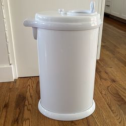 Ubbi diaper pail, white