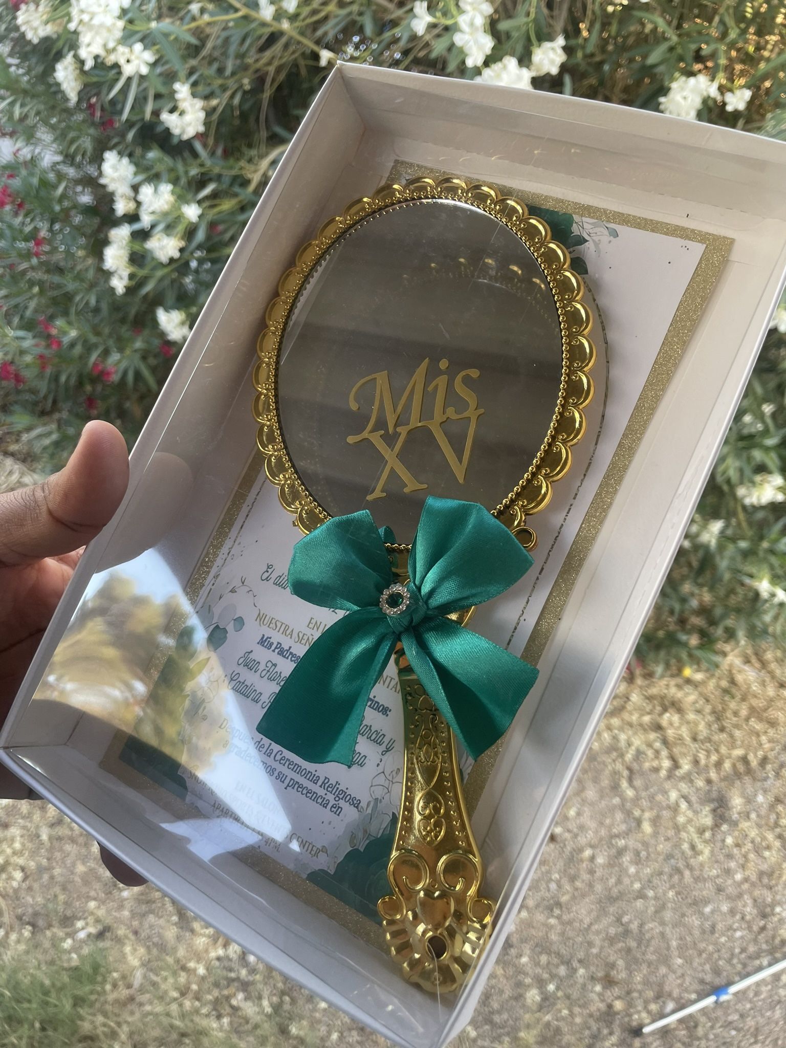 Acrylic/Mirror invitations