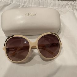 Chloé Beige Sunglasses 