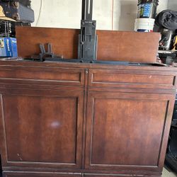 TV Cabinet Rise Up And Down Cabinet Motorized 