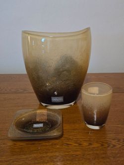 Croscill 3-Piece Glass Decorative Set