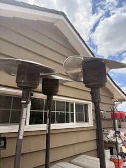 3 OUTDOOR HEATERS - All WORK ! $50 For All
