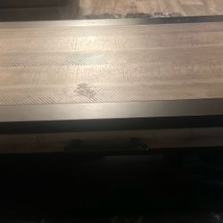 Coffe Table With Pull Out Drawer And Wheels And 2 End Tables