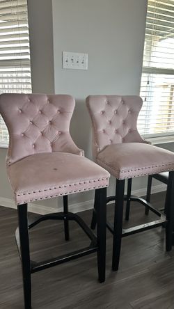Pink Chair Set