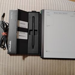 reMarkable 2 High End Paper Tablet Plus 2 Marker Plus Erasable Pens Charger And Case