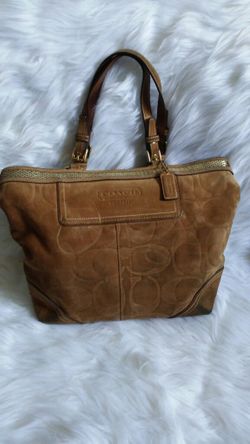 Coach leather bag
