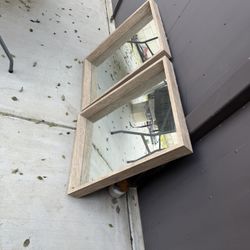 Bathroom Hanging Mirror Set 