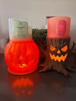 Halloween candle holders