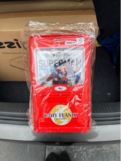 BRAND new superman popcorn bucket