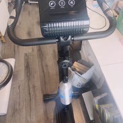 Royal Fitness Upright Exercise Bike Magnetico Resistance for Home Gym, Indoor Cycling Stationary Bicycle Workout Bike with 8 Level Resistance, Black..