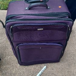 Large Purple Suitcase