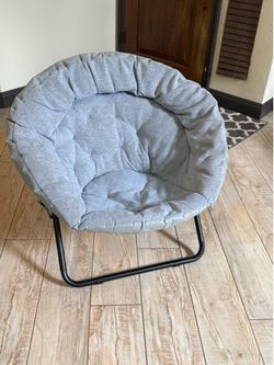 Grey Papasan chair