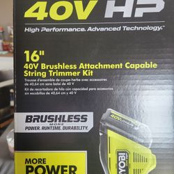 Ryobi 40V 16"Trimmer 