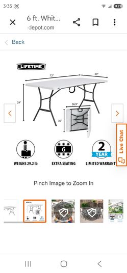 Lifetime Light Folding Tables