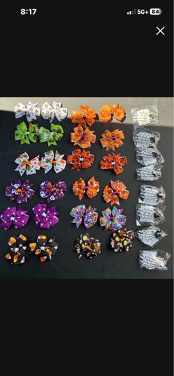 Halloween bows