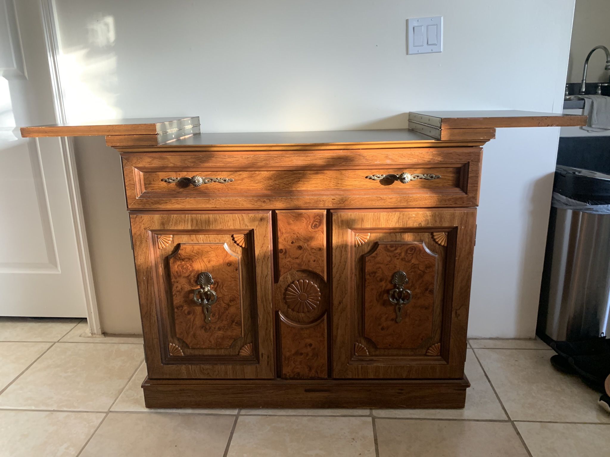 Antique Liquor Cabinet Or Dresser
