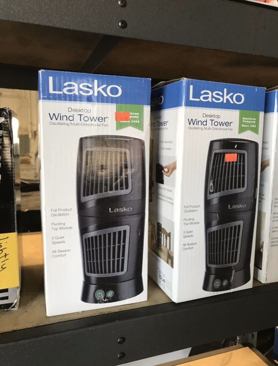 NEW Lasko wind tower desk fan