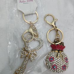 Rhinestone Keychain 