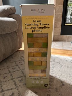 Giant Outdoor Stacking Tower Game