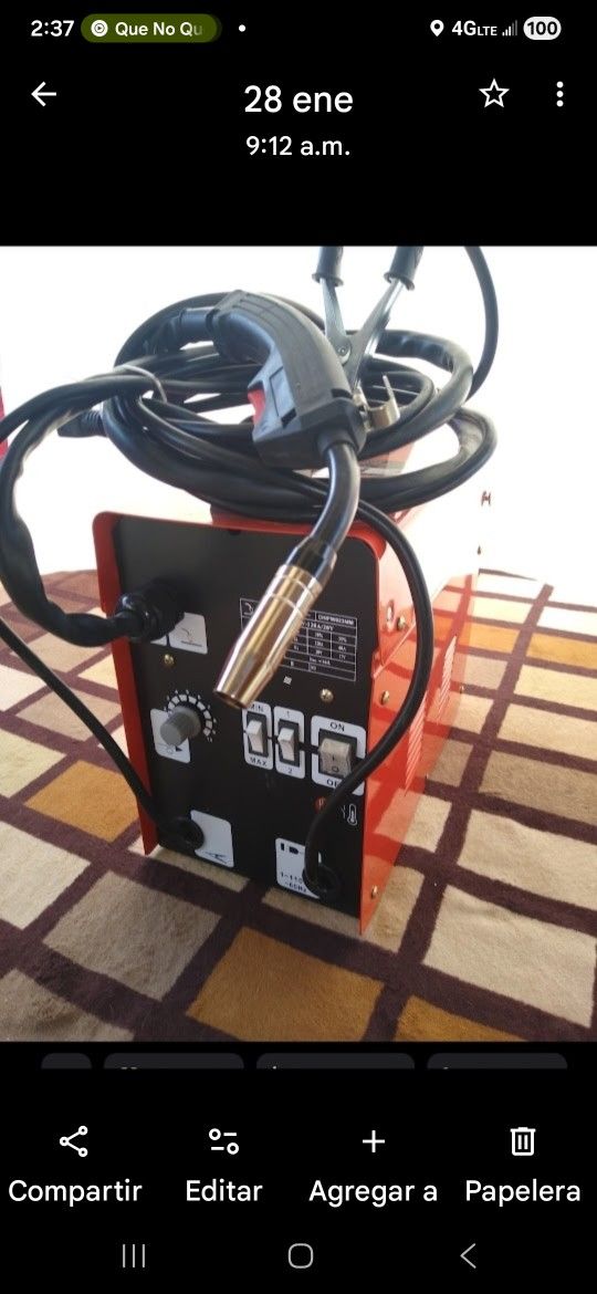 Maquina Para Soldar De Rollo Mig Nueva