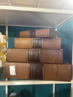 Wood book boxes (set of 4)