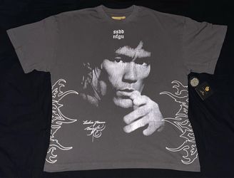Darc Sport x Bruce Lee Don't Think Feel Premium Tee Wolf Gray Large
