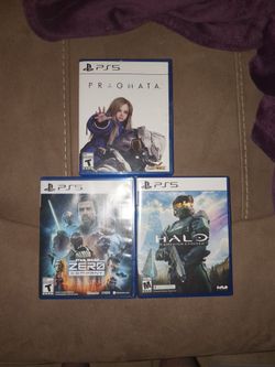 Selling 3 ps5 games