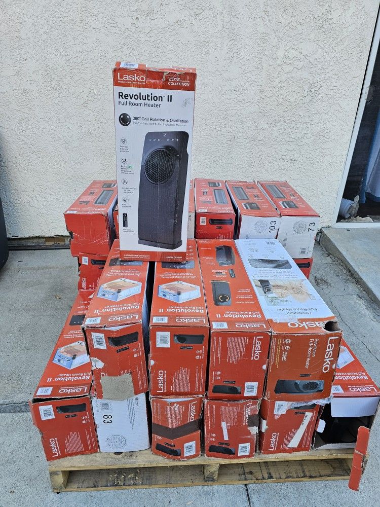 NEW EACH FOR SALE LASKO HEATERS FULL BIG ROOM NEW MODELS,ECO ELECTRIC SAVER,ROTATE,OSCILLATOR, DIGITAL INCLUDING REMOTE CONTROL FOR ANY QUESTION TEXT