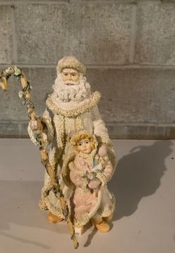 Christmas Around the World ceramic Santa