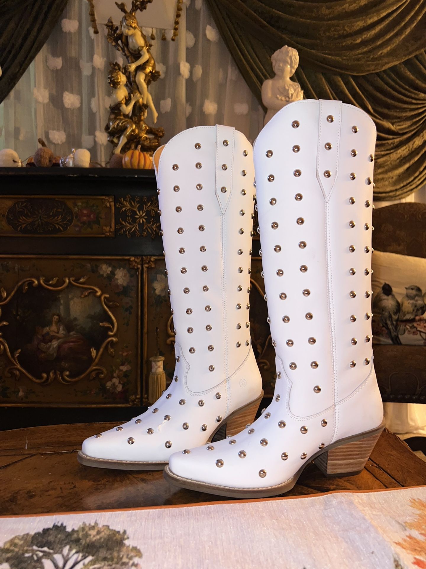 cowboy leather boots 7/5