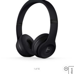 Matte Black Beats Solo3 Headphones
