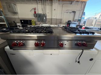 48” WOLF GAS RANGE TOP STAINLESS STEEL
