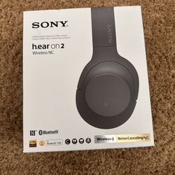 Sony h.ear on 2 Wireless NC Headphones WH-H900N — Like New, All Accessories, Original Box