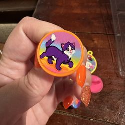 Lisa Frank Sticker Rings 