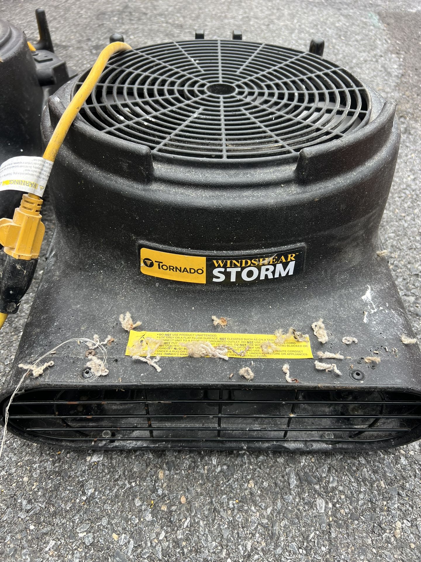 Windshear Storm 120V Black Deluxe Portable Blower Fan