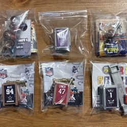 Teenymates Football And Basketball Lot 