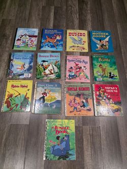 Lot of 13 Vintage Little Golden Books