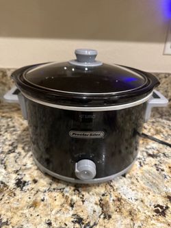 Proctor-Silex 4-Quart Slow Cooker Crock Pot w/ Glass Lid