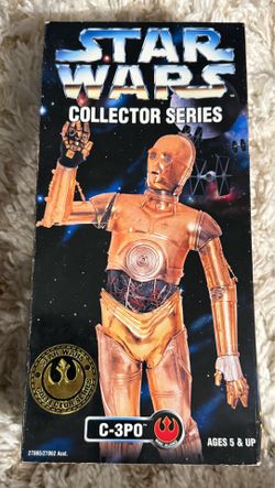 Vintage 1997 Kenner Star Wars Collector Series C-3PO 12” Figure w/ Display Box