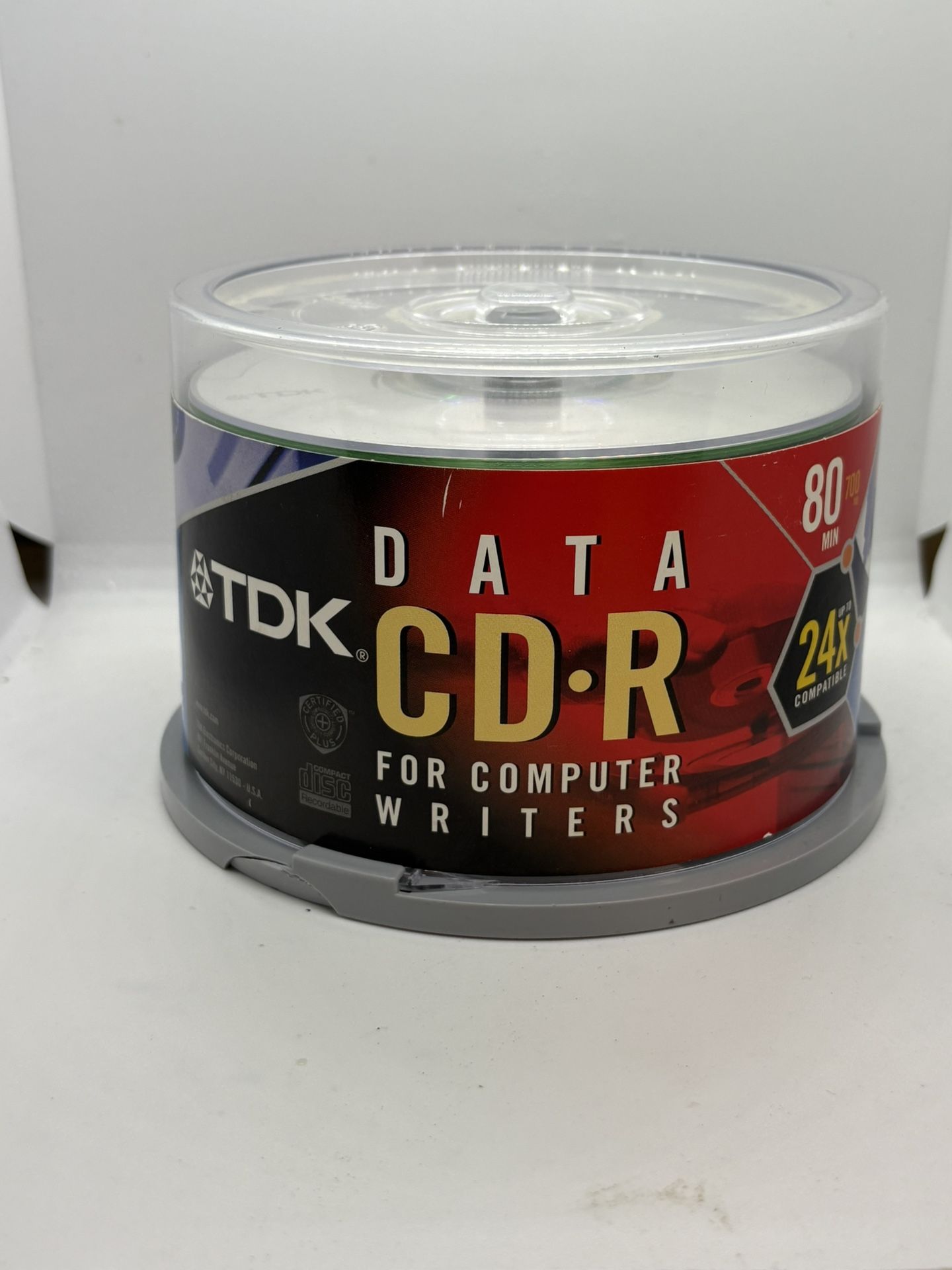 TDK CD-R 24x 700MB 80-Minute 50 pieces count