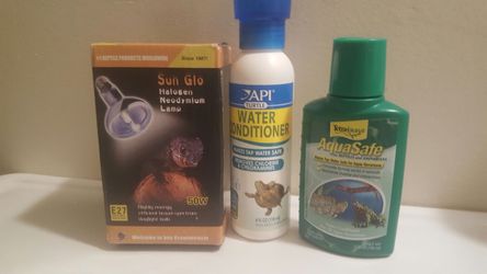 Sun glow bulb, water conditioner, aqua safe
