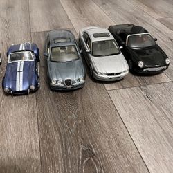 Diecast Cars 1/18 Scale Lot Of 5 Cars Good Condition All 5 Cars For 60 Dollars 