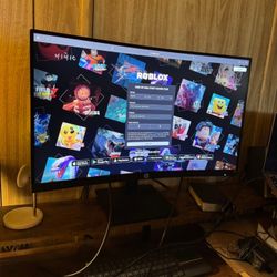 HP - X27c 27" LCD Curved FHD FreeSync Premium Gaming Monitor (DisplayPort, HDMI, Audio Jack) 165hz