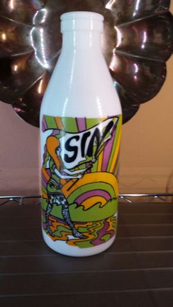 Vintage Milk glass (milk bottle) (X)