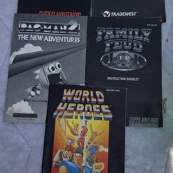 Super Nintendo Booklet