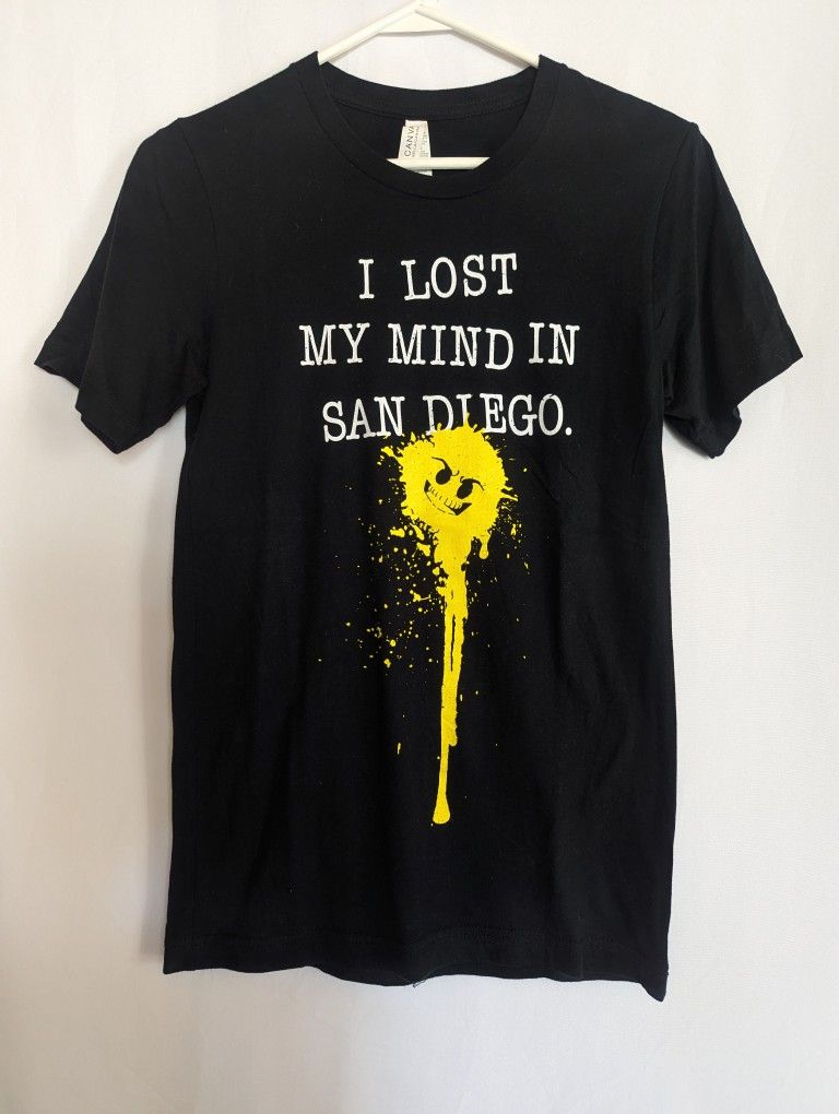 AT&T Mr. Mercedes Promo T-shirts Women's XS I Lost My Mind In San Diego