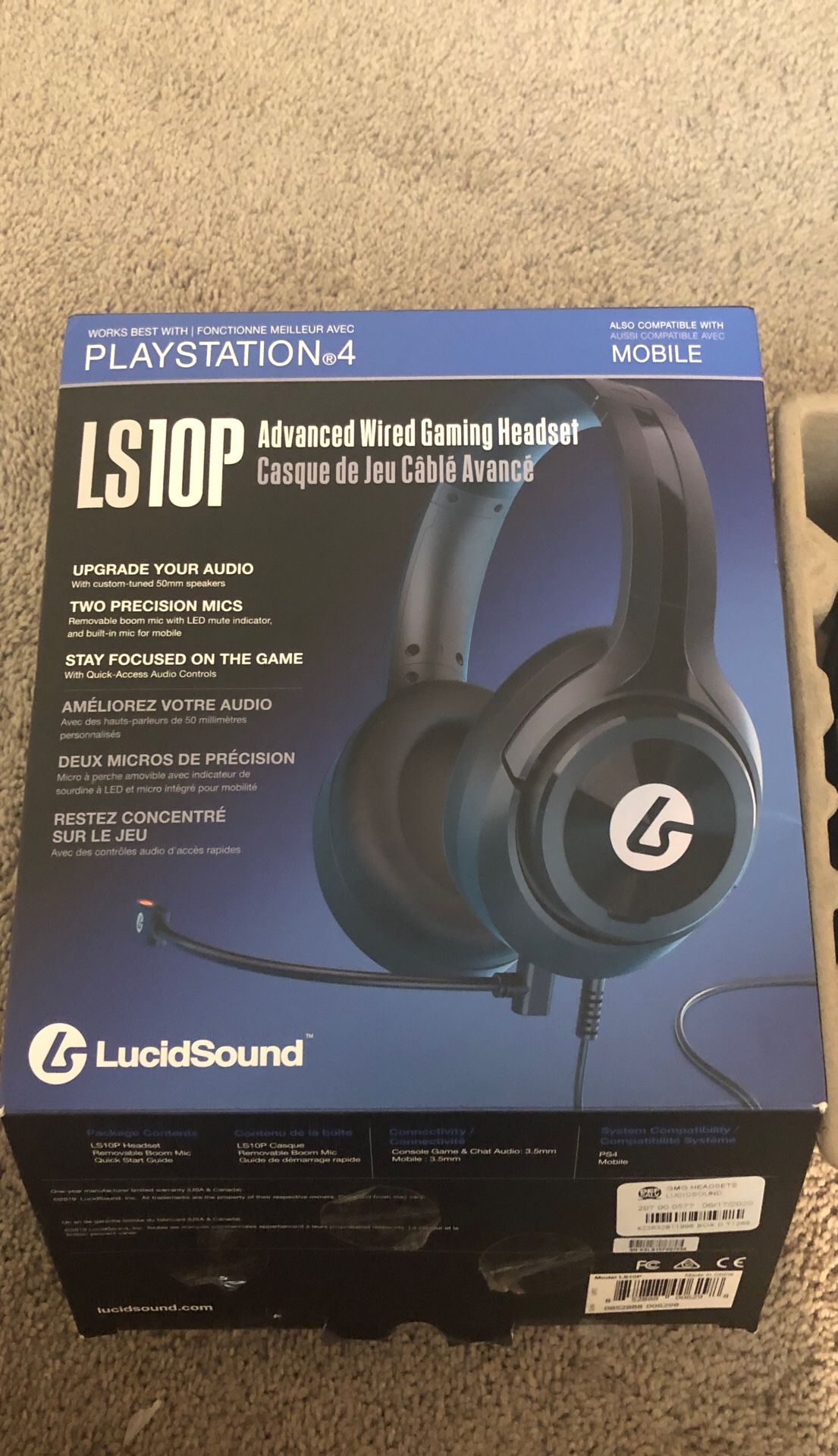 Sony LS10P headphone for PS4