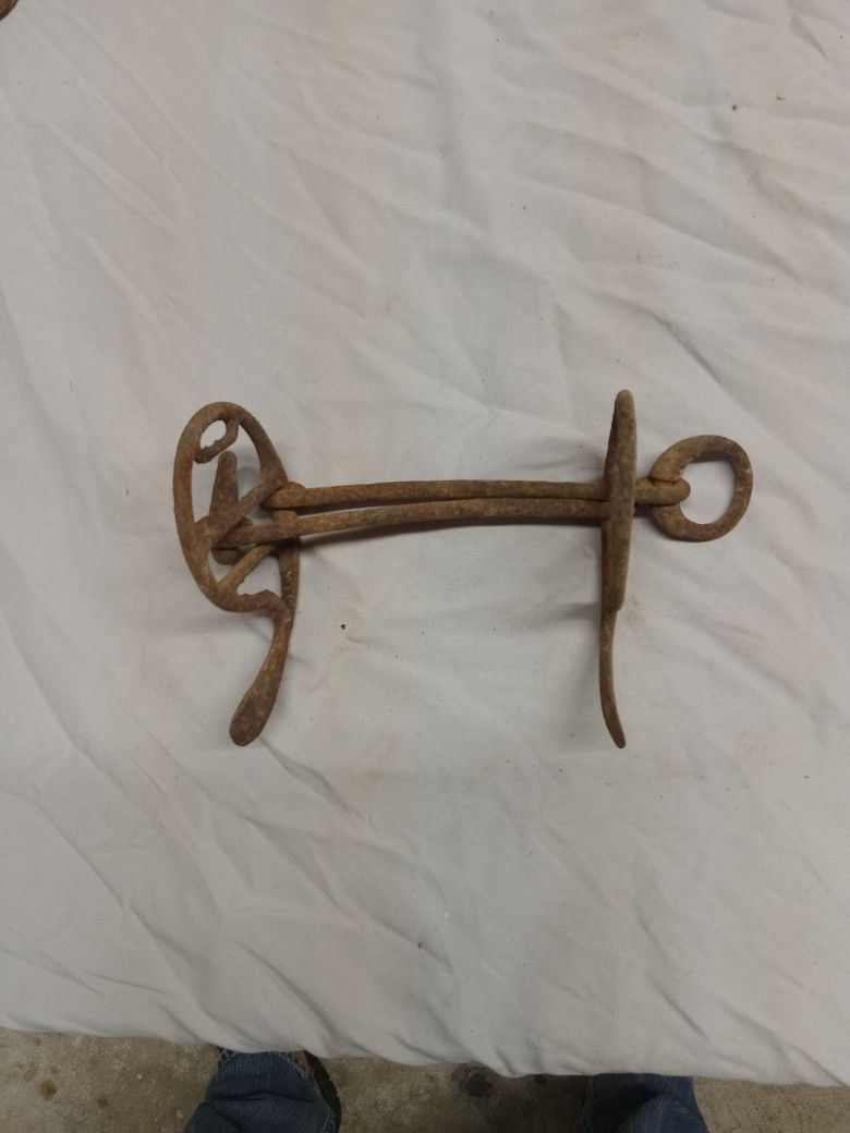 Antique Iron Horse Carriage Driving Bit