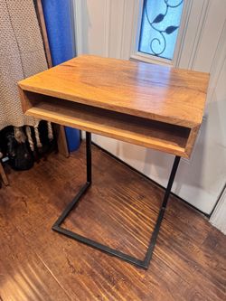 Laptop Table with Shelf